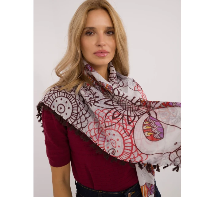 Závoj AT CH model 20527660 tmavě hnědý - FPrice