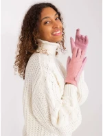 Rękawiczki AT RK model 19381540 jasny różowy - FPrice Rękawiczki AT RK model 19381540 jasny różowy - FPrice