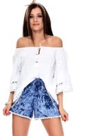 Šortky AT SN model 15564722 modrá - FPrice Šortky AT SN model 15564722 modrá - FPrice