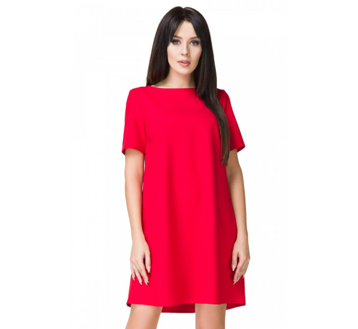 Dámské společenské šaty T203/6 červené - Tessita