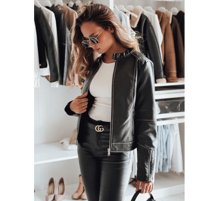 LOVEBIKER dámska kožená bunda ramones black FashionStreet TY4964