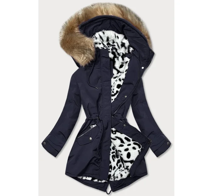 ZIMOWA PARKA DAMSKA NA GRANATOWA model 21243614 - CANADA Mountain