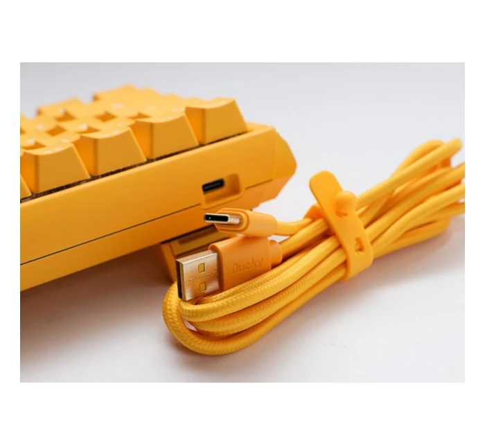 Ducky One 3 Yellow SF Herní USB QWERTY klávesnice US English Yellow