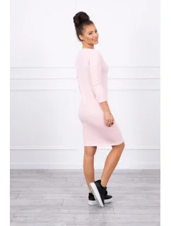 Klasické šaty púdrovo ružové