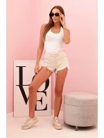 Dámská bavlněná na ramínkách bílá model 22014331 - K-Fashion