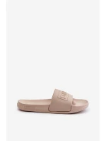 Lehké Dámské Pantofle Big Star model 21675995 Béžové - Big Star Shoes Lehké Dámské Pantofle Big Star model 21675995 Béžové - Big Star Shoes