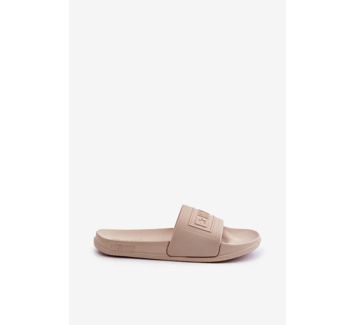 Lehké Dámské Pantofle Big Star model 21675995 Béžové - Big Star Shoes Lehké Dámské Pantofle Big Star model 21675995 Béžové - Big Star Shoes