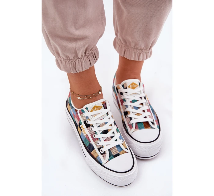 Vzorované Dámské Tenisky Na Platformě model 21693962 Multikolor - Lee Cooper