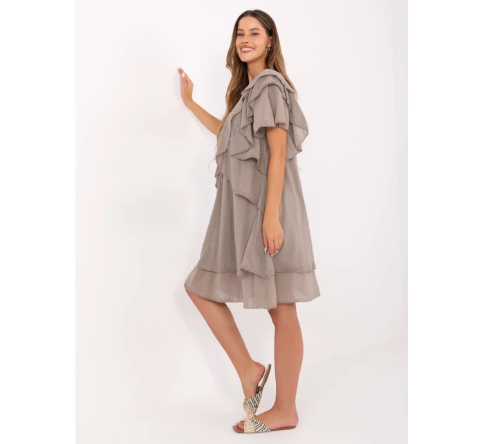 Šaty MI SK 102128.61 tmavo lila Šaty MI SK 102128.61 tmavo lila