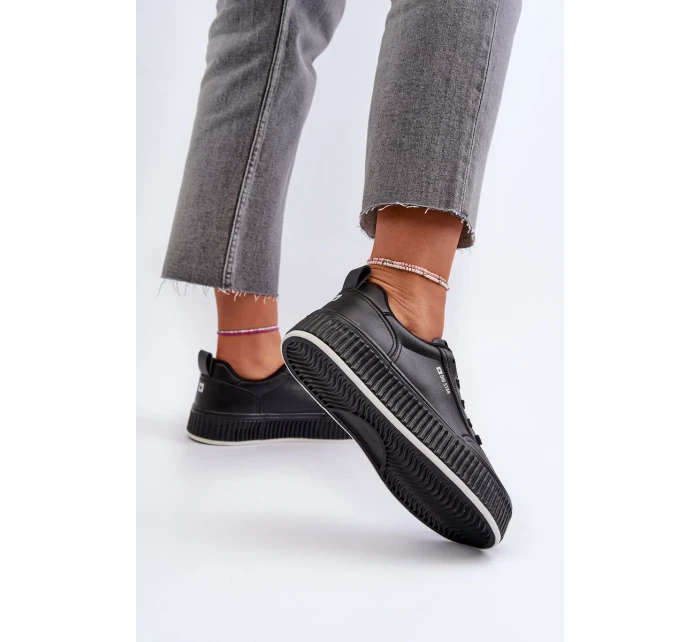 Dámske tenisky na platforme Big Star Black Dámske tenisky na platforme Big Star Black