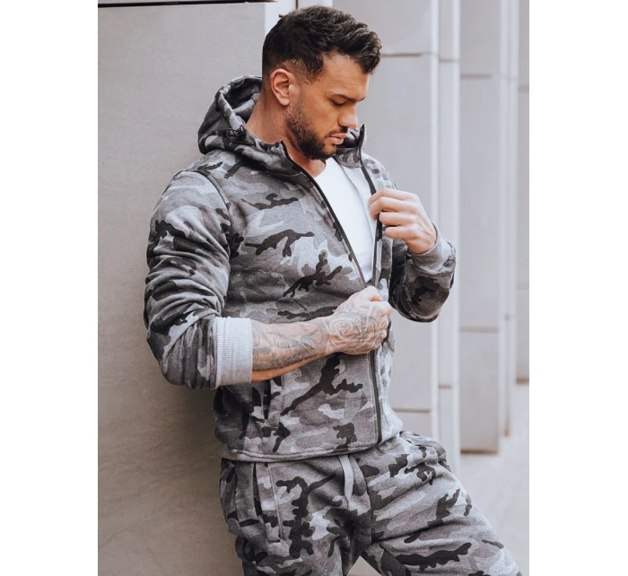 Pánská tmavě šedá tepláková souprava Dstreet model 21969521 - FashionStreet