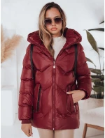 Dámska zimná bunda SALVONA červená prešívaná FashionStreet TY5005