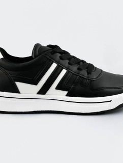 Čierno-biele dámske športové topánky (AD-587)