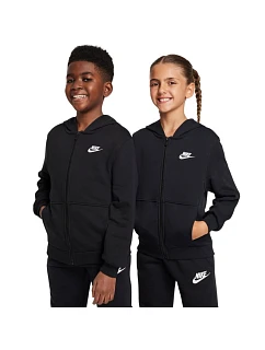 Detská mikina Nike Club Fleece, čierna, FD3017 010
