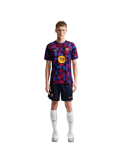 Pánské tričko FC Barcelona Home tmavě modré a vínové model 22323620 - NIKE