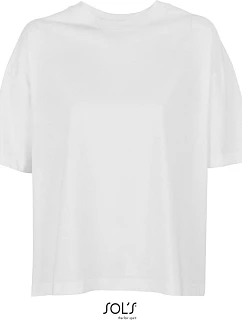 SOL'S Boxy Women Dámske tričko oversize 25.3807 biele