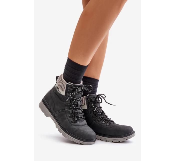 Ocieplane Trapery Damskie Lee Cooper LCJ-24-03-3043 Czarne Ocieplane Trapery Damskie Lee Cooper LCJ-24-03-3043 Czarne