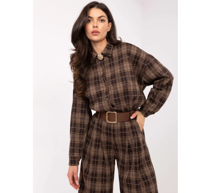 Spodnie IT SP model 21465883 brązowy - FPrice