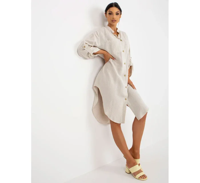 TW SK BE 199D šaty.85P svetlo béžová