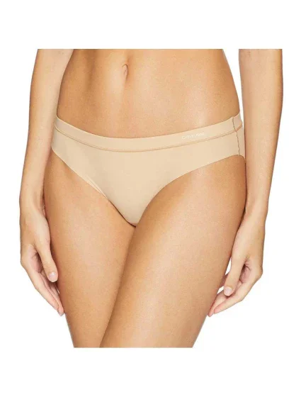 Dámske nohavičky QF4845E - SVR - púdrová hnedá - Calvin Kleín Dámske nohavičky QF4845E - SVR - púdrová hnedá - Calvin Kleín