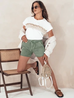 Dámske šortky CITYCHIC olive FashionStreet SY0350