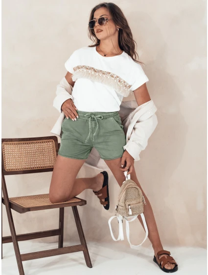 Dámske šortky CITYCHIC olive FashionStreet SY0350