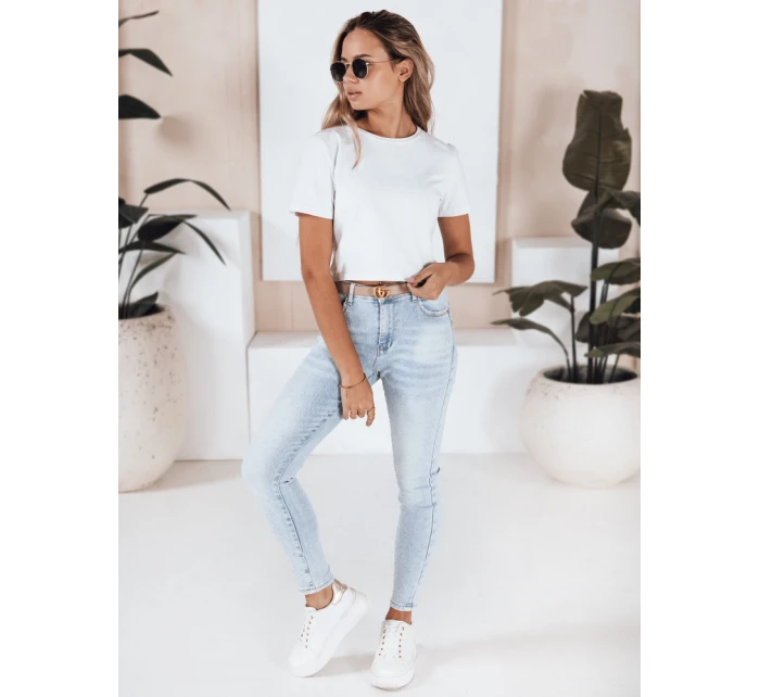 Dámské push up džíny světle modré Dstreet model 21992783 - FashionStreet Dámské push up džíny světle modré Dstreet model 21992783 - FashionStreet