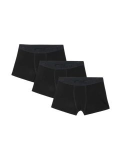 Chlapčenské boxerky 4F M061 3ks tmavočierne 4FJWAW25UBXSM061 20S