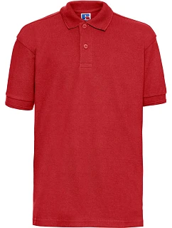 Dětské piqué polo z těžké bavlny 10. bright red model 22474413 - Russell Athletic