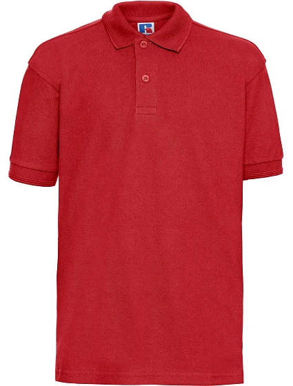 Russell Athletic 599B Detské polo z hrubej bavlny 10.599B jasne červené Russell Athletic 599B Detské polo z hrubej bavlny 10.599B jasne červené