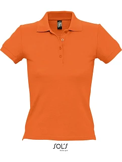 SOL'S People Dámske polo tričko z piké 25.1310 oranžové