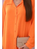 Dlhé tričko s viskózou oranžové Dlhé tričko s viskózou oranžové