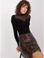 Bluzka RV BZ model 19014861 czarny - FPrice Bluzka RV BZ model 19014861 czarny - FPrice