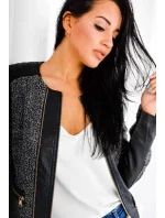 Dámská  bunda s zdobením Zelená model 15042442 - Cindy.H