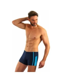 Pánske plavky BD 364 Tmavomodrá s modrou - Sesto Senso