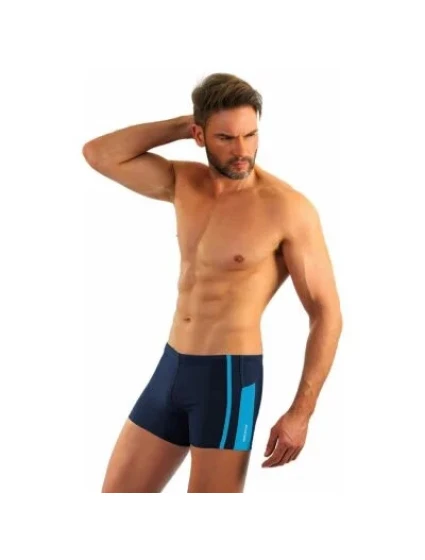 Pánske plavky BD 364 Tmavomodrá s modrou - Sesto Senso