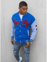 Pánská modrá mikina na zip Dstreet model 21966771 - FashionStreet