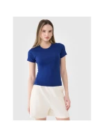 Dámské žebrované tričko model 21433280 - 4F