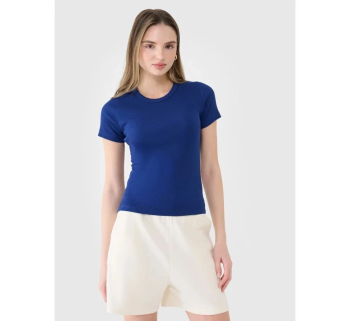 Dámské žebrované tričko model 21433280 - 4F