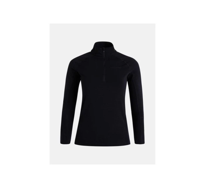 Peak Performance W Magic Half Zip termo tričko černé Peak Performance W Magic Half Zip termo tričko černé