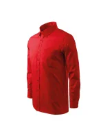 Malfini Style LS M MLI-20907 červená košeľa Malfini Style LS M MLI-20907 červená košeľa