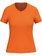 Kariban K 381 Dámske tričko s výstrihom do V 20.K381 oranžové Kariban K 381 Dámske tričko s výstrihom do V 20.K381 oranžové