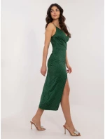 Sukienka DHJ SK model 20686509 ciemny zielony - FPrice