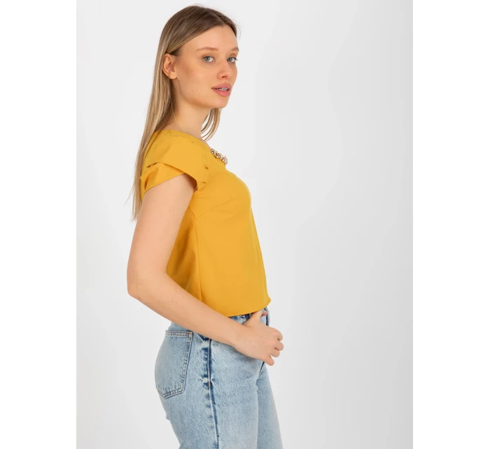 Blúzka LK BZ 505783 1.42P tmavo žltá