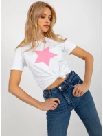 Tričko RV TS 8626.00 biela a ružová