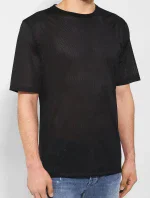 Pánske tričko KM0KM00332-001 čierna - Calvin Klein