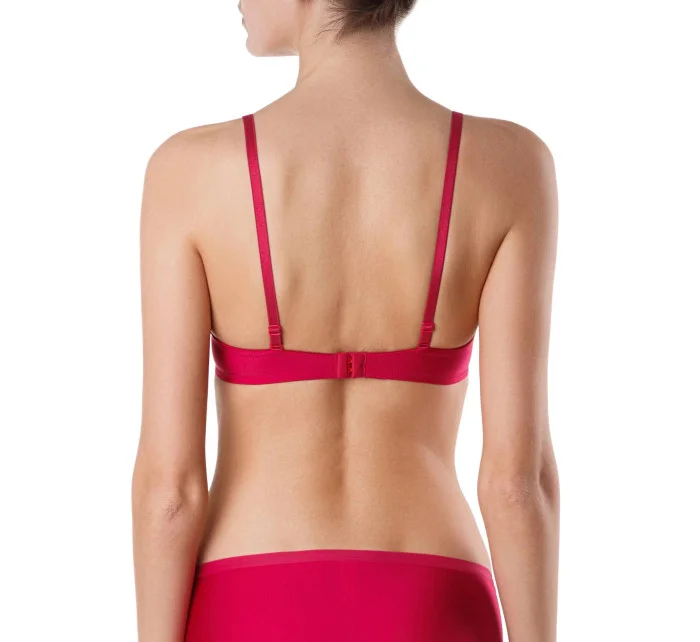 Podprsenka s kosticami Rb0003 tmavoružová - Conte