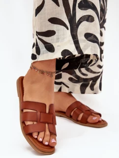 Papuče model 216115 Krok vo veľkom štýle