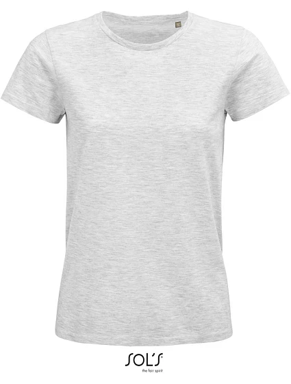 SOL'S Pioneer Women Dámske tričko z organickej bavlny 25.3579 ash SOL'S Pioneer Women Dámske tričko z organickej bavlny 25.3579 ash