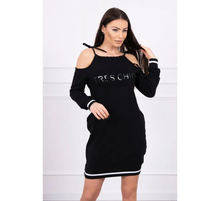 Šaty Tres Chic čierne